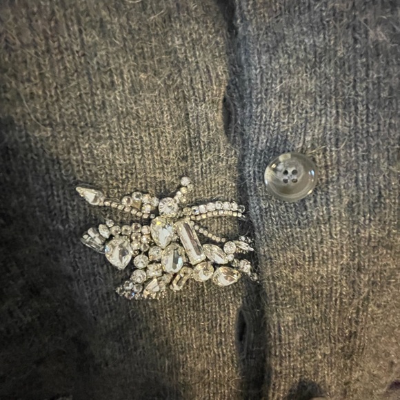 Authentic Burberry Woman Cardigan Size:MGrey Wool, Mohair WoolPolyamide,Cashmere - Picture 8 of 17